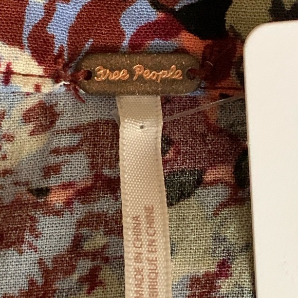 Free People Nadia Floral Ruffled Mini Skirt Size 4 - Picture 8 of 8